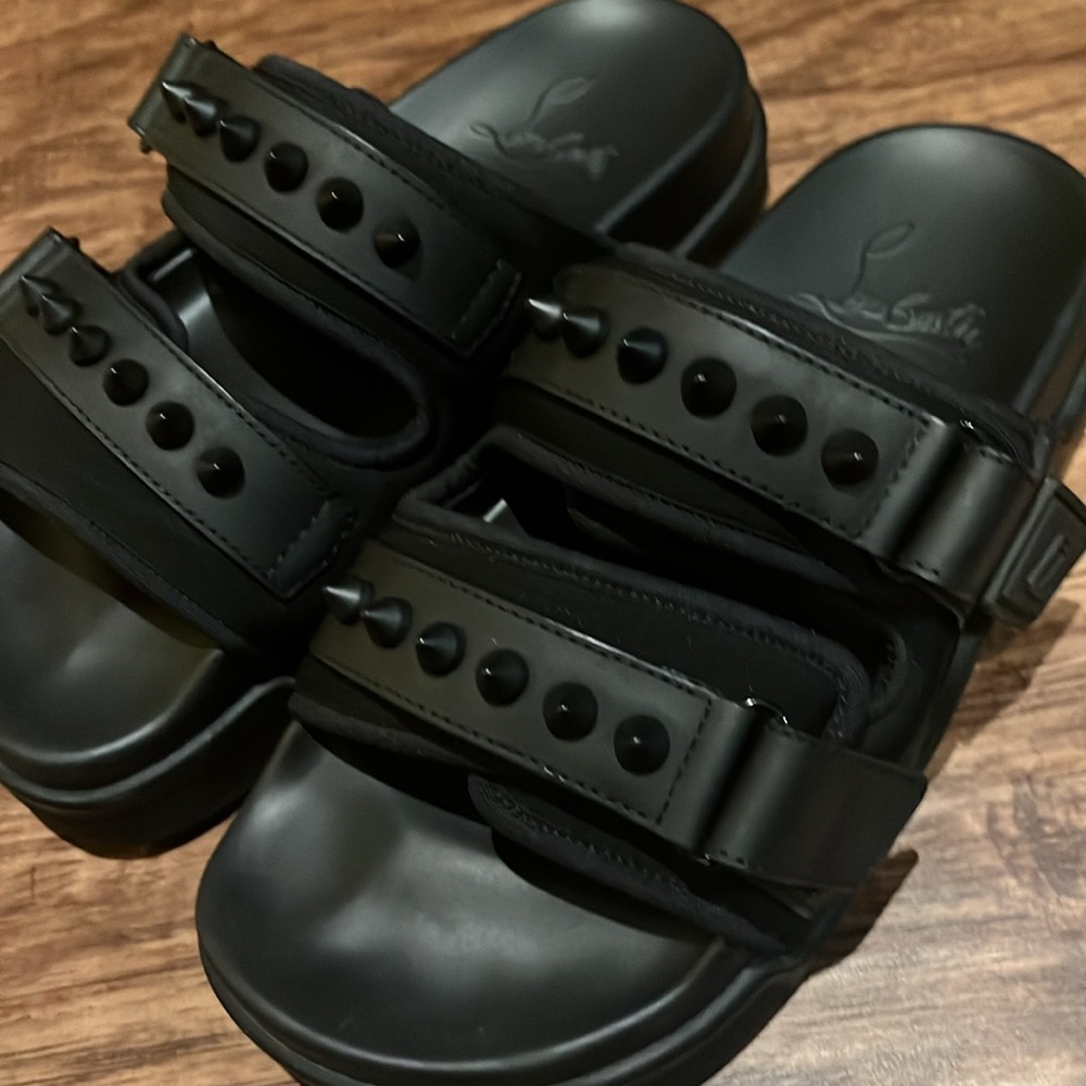 Christian Louboutin Spiked Slides